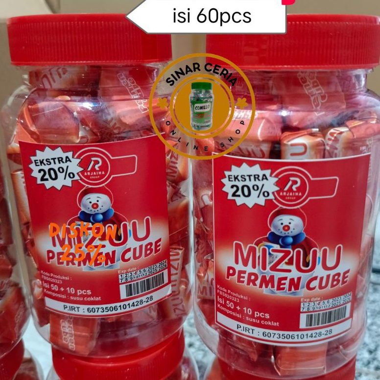 

[H8N66] Permen viral millo milo MIXUE isi 60 pcs 99