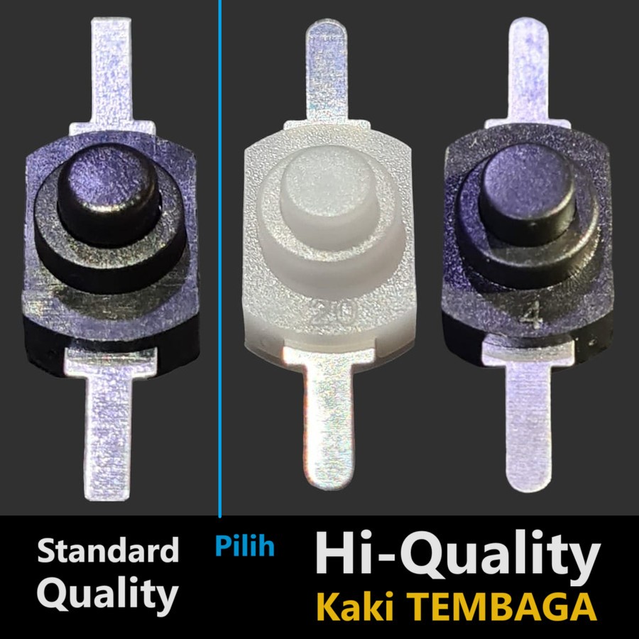 Saklar Senter Push Button ON/OFF Toggle Switch Self Locking Waterproof Saklar Senter