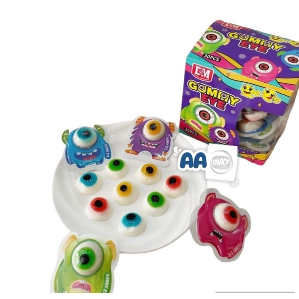 

N6B AAA PERMEN LUNAK GUMMY EYE ISI 30 8186