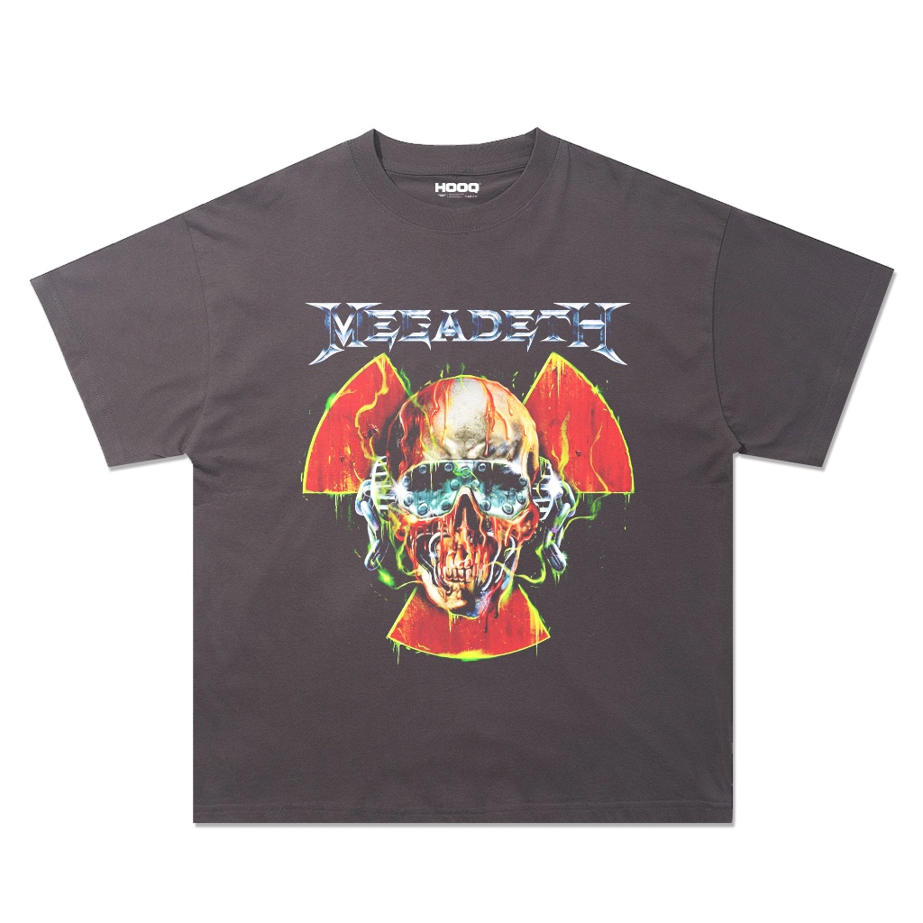 KAOS VINTAGE OVERSIZE MEGADETH METAL TEE / UNISEX / PRIA & WANITA / COD / MEGADETH OVERSIZE