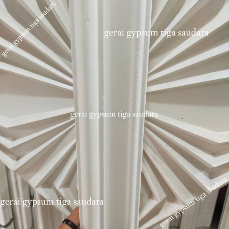 Lis Gypsum Wall Moulding 8cm - Lis Biding Wall Moulding 8cm