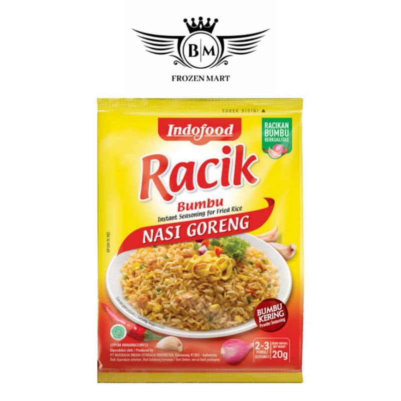 

Indofood Bumbu Racik Masakan Instant Nasi Goreng 20gr.