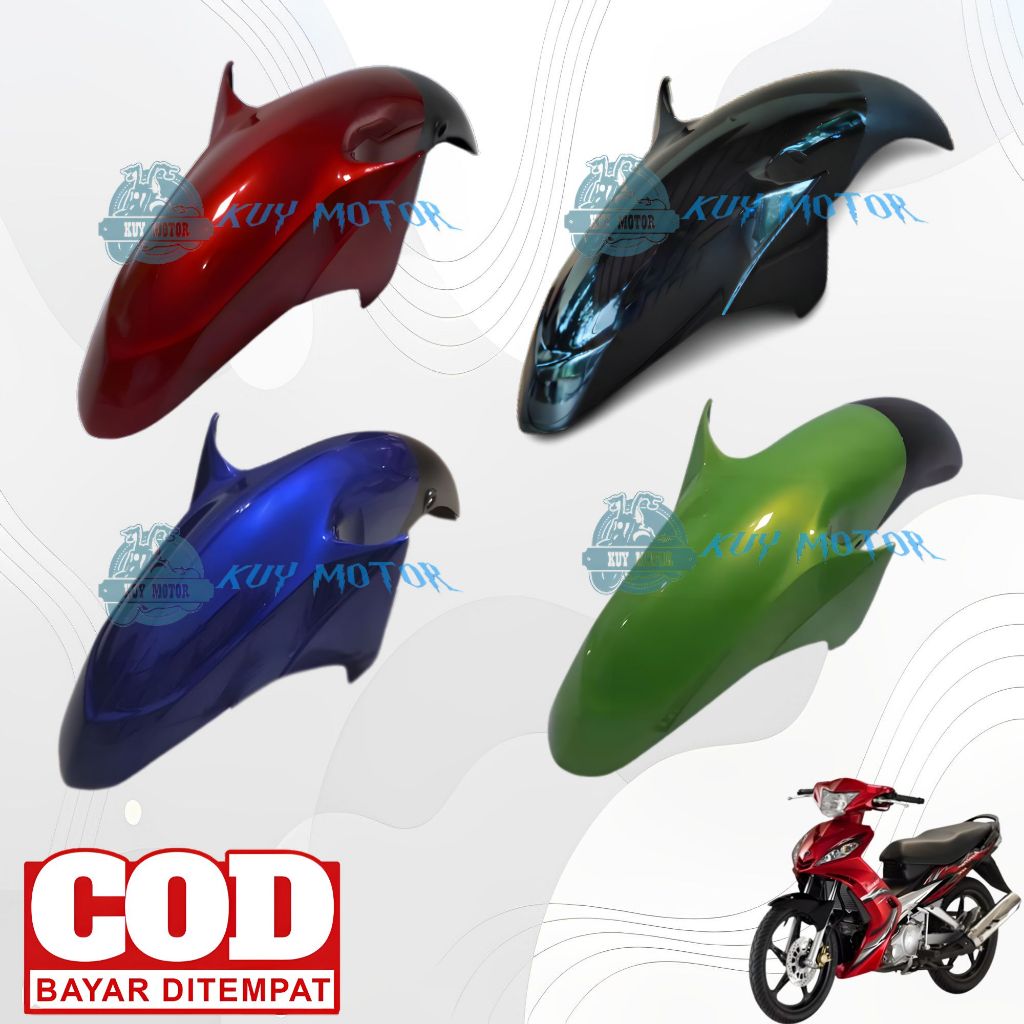 Spakbor Slebor Depan Motor yamaha jupiter MX 135 lama Tahun 2005 2006 2007 2008 2009 2010 Warna hita