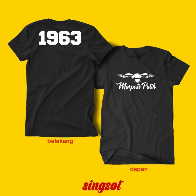 KAOS MERPATI PUTIH 1963 KAOS PENCAK SILAT MERPATI PUTIH