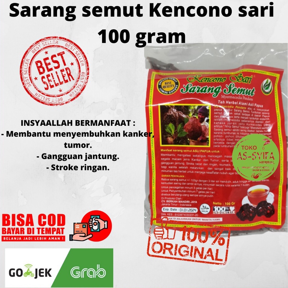 

TIPE KFG212 Sarang Semut Asli Papua Super Original Kencono Sari Herbal Kanker Tumor dan Struk