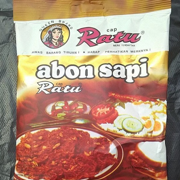 

Grosir Abon Sapi Cap Ratu 90gr