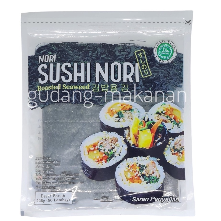 

Bayar Di Tempat Sushi Nori Halal isi 50 lembar