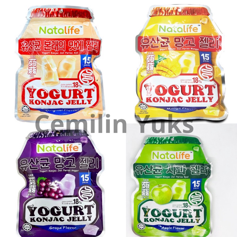 

[♙C4(] Natalife Yogurt Konjac Jelly 300g Jelly Buah dan Yogurt [236]