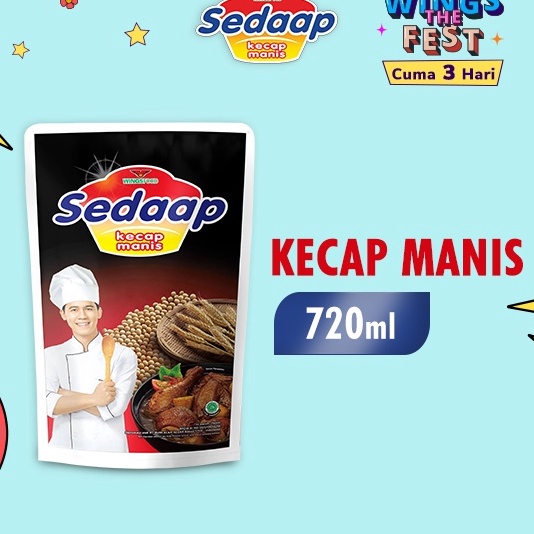 

Bayar Di Tempat Sedaap Kecap Manis Pouch 720 ml