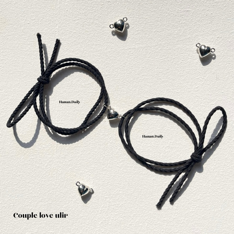 Gelang Couple Ulir Magnet Love | Gelang Ulir love