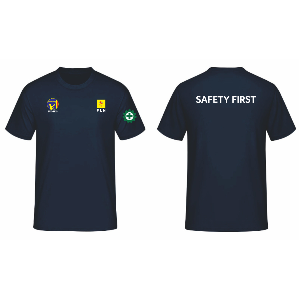 T-SHIRT KAOS PLN PDKB SAFETY FIRST