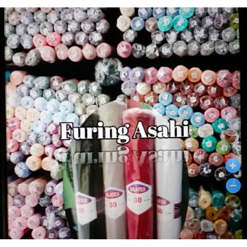 Grosir Kain furing Asahi(Rollan)/furing pakaian,tas,saku dll
