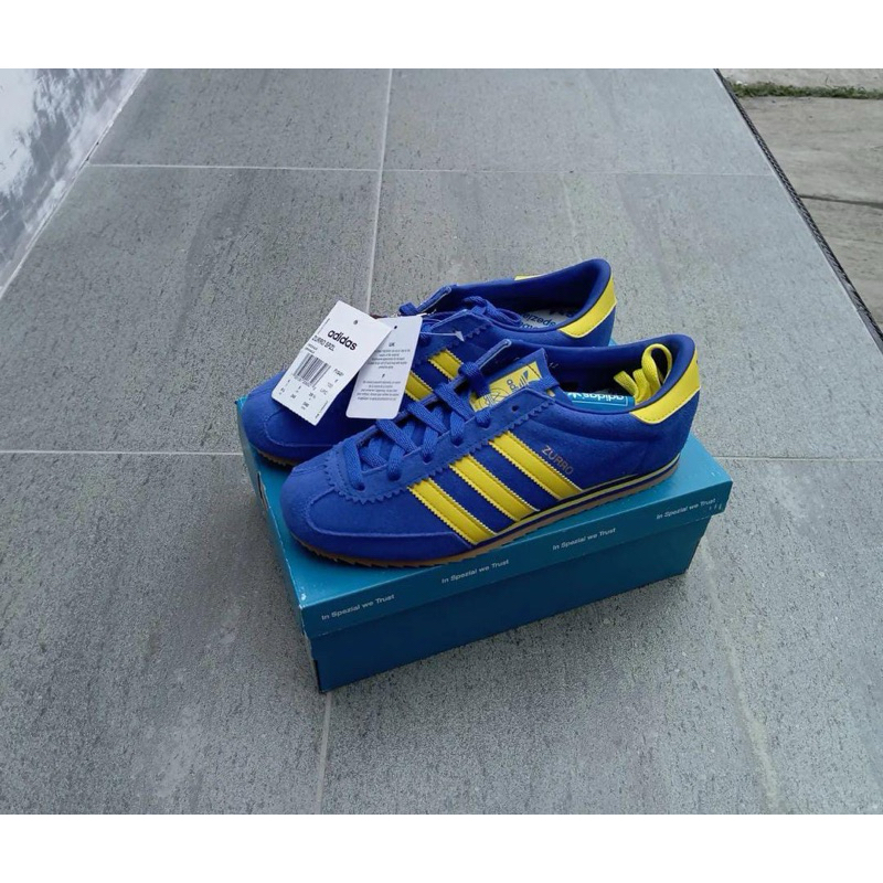 Adidas Zurro Spzl Blue Yellow