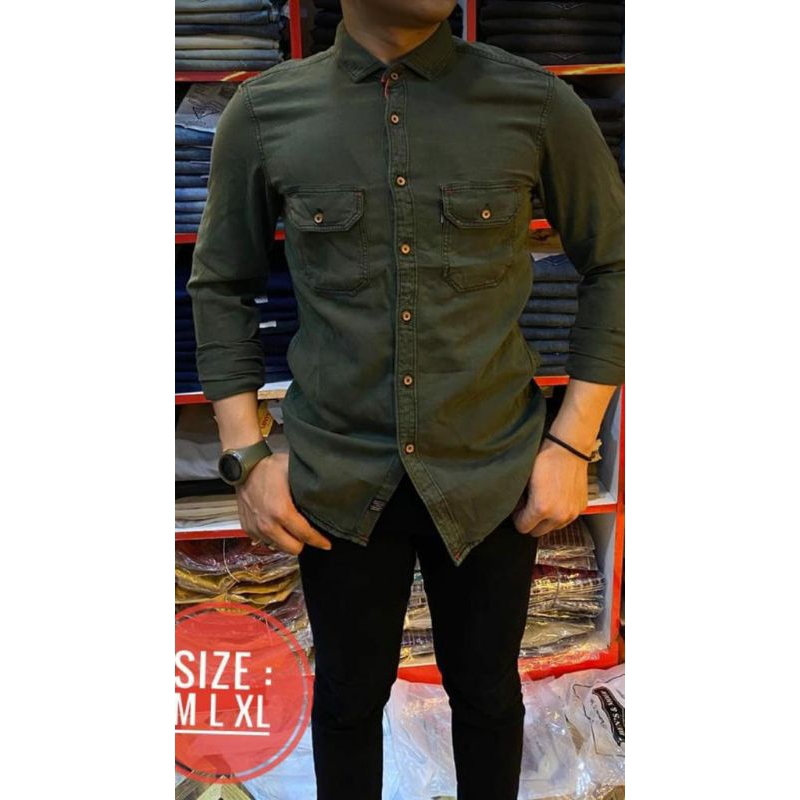 kemeja cowok fashion terbaru//kemeja cowok casual//kemeja lengan panjang