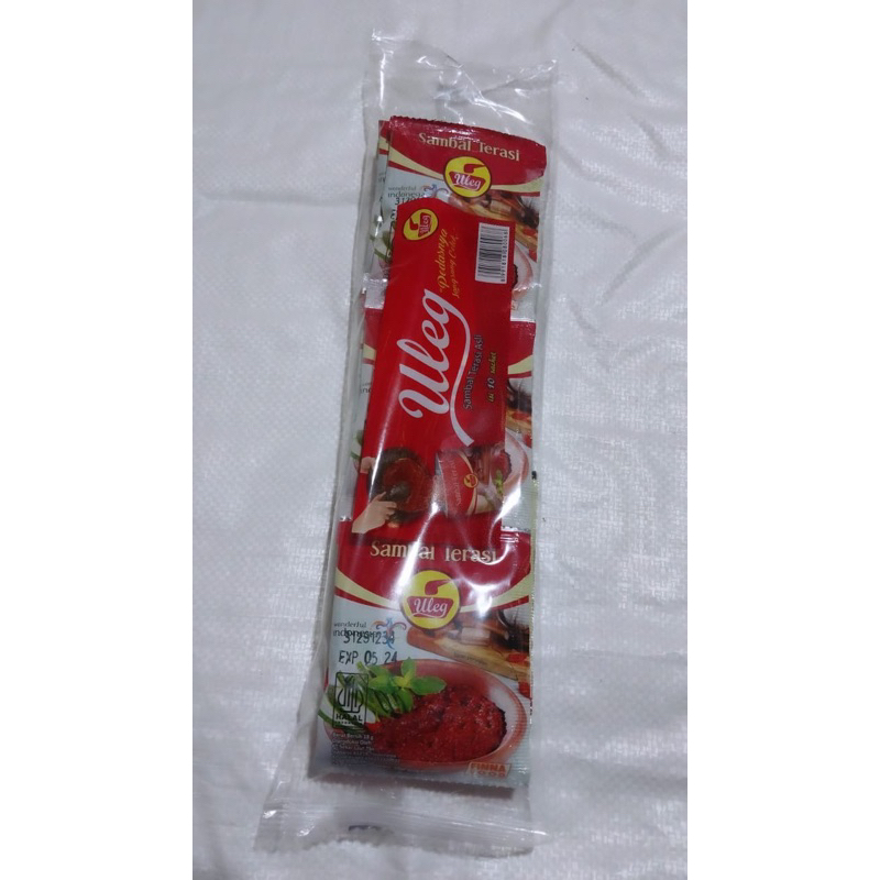 

Sambel terasi asli uleg isi 10 sachet