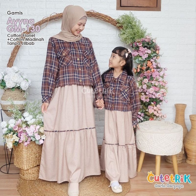 Cutetrik Gamis remaja /gamis anak katun/korean style outfit#gamis vest