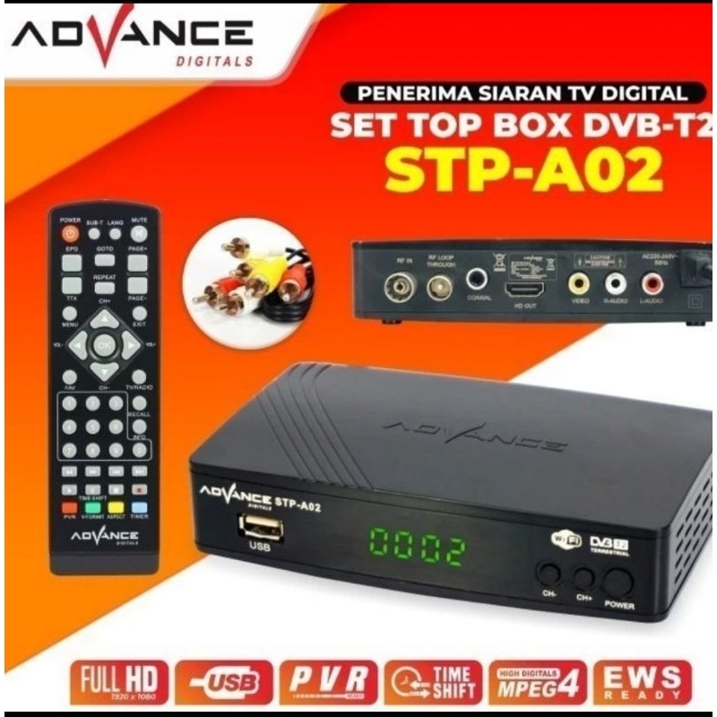 ADVANCE STB DVB-T2 Model STP-A02