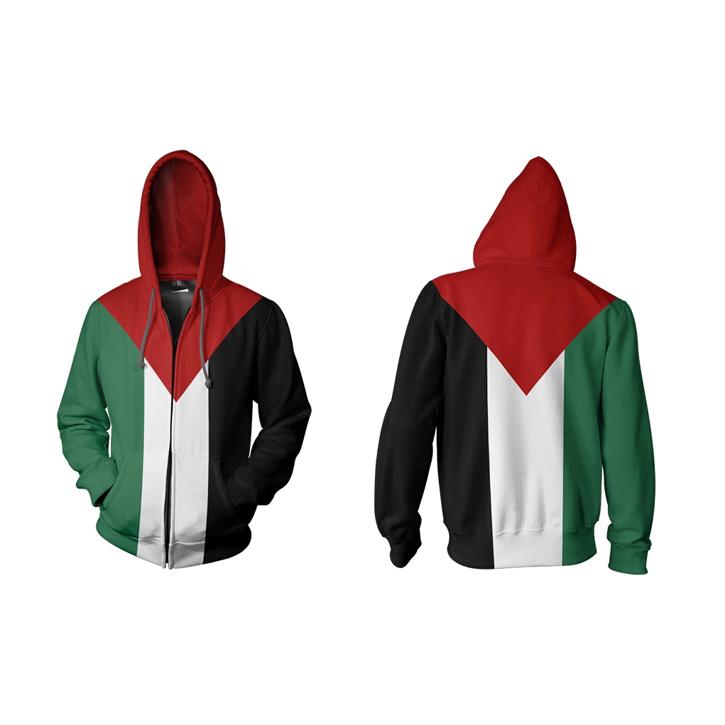 Jaket Hoodie Zipper Free Palestina | Jaket Free Palestina Zipper | Jaket Hoodie Free Palestina Zippe