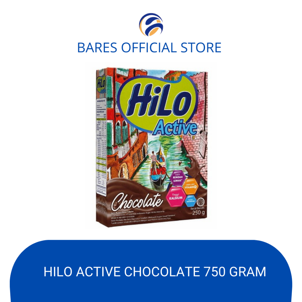 

HILO ACTIVE CHOCOLATE 750gram