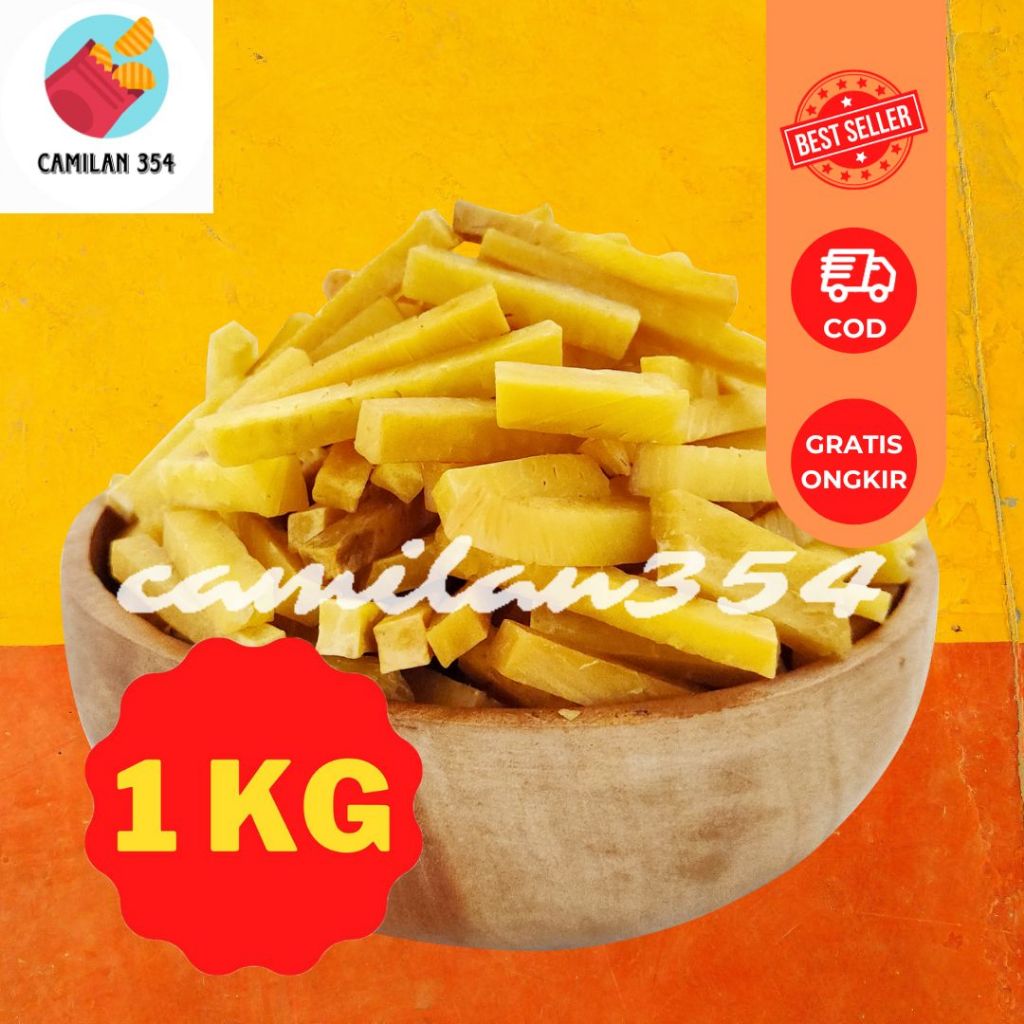 

[KILOAN] Stik Sukun Mentega Gurih - 1KG / Stick Sukun Kuning Goreng Renyah 1000gram