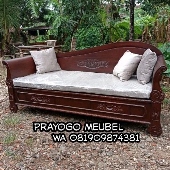 kursi bale bale Bagong minimalis kayu jati Jepara bangku risban jati Jepara murah kursi ukiran jepar