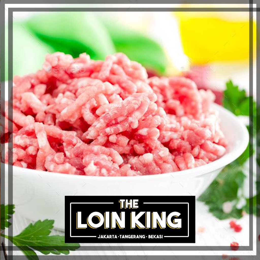 

Daging Babi Cincang Giling 500gr / Ground Minced Pork Meat Import Premium