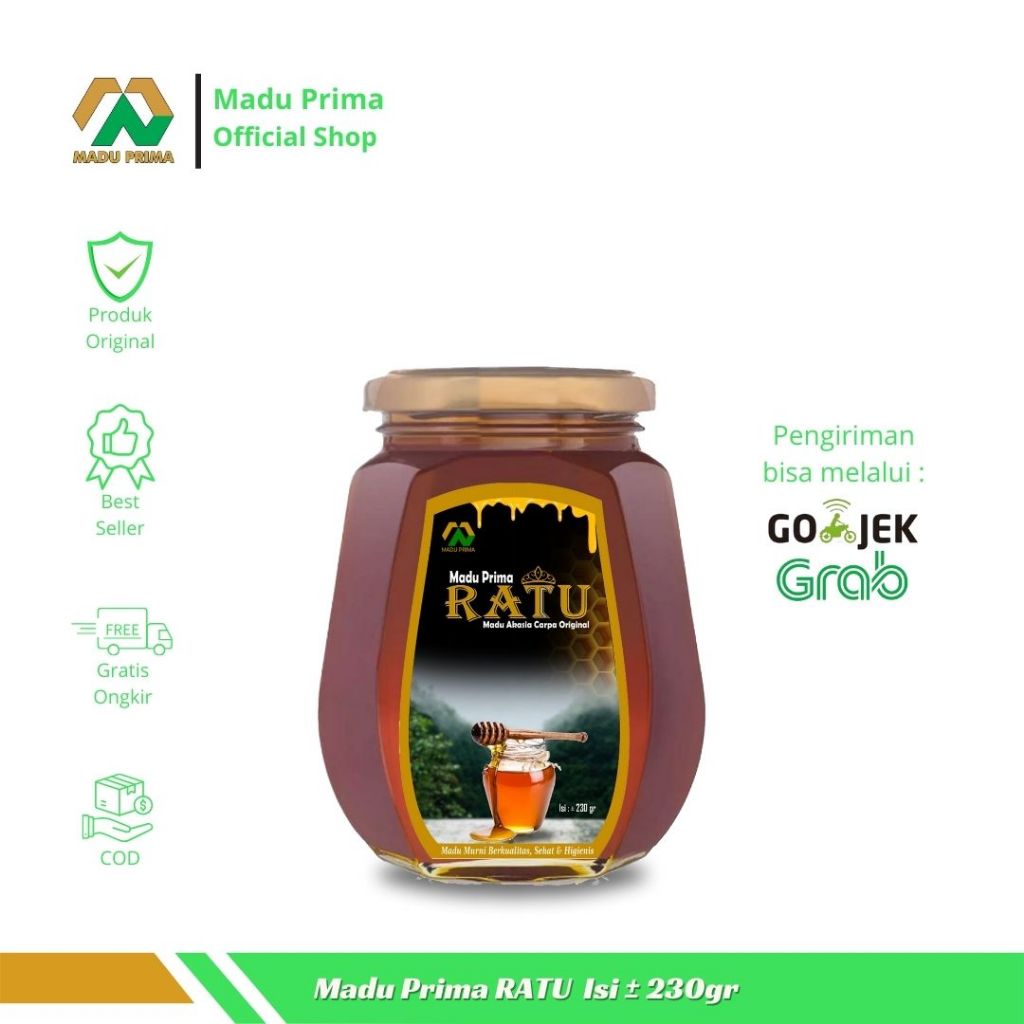 

Madu Murni Akasia Carpa Madu Prima Ratu isi ±230 gr
