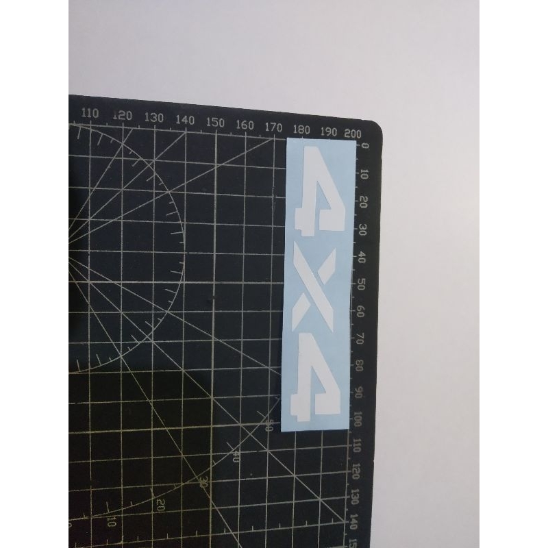 

cutting stiker 4x4