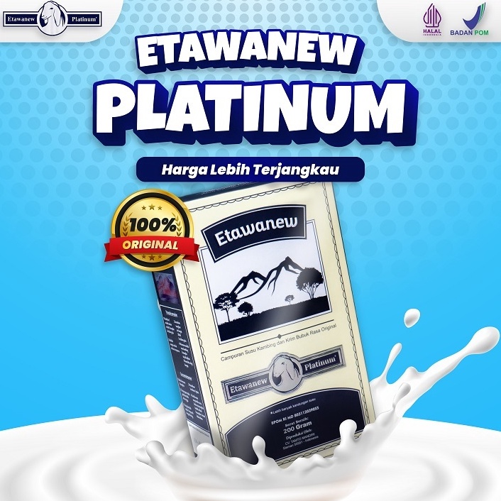 

[8HJ46] ETAWANEW PLATINUM - Susu Kambing Bubuk Jaga Kesehatan Tulang Dan Sendi | Bantu Jaga Daya Tahan Tubuh alnrv