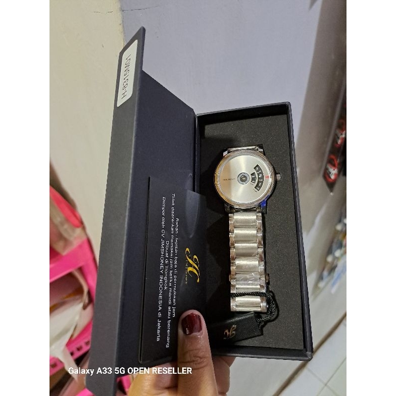 Jims Honey JT 8315 Silver Jam Tangan Pria