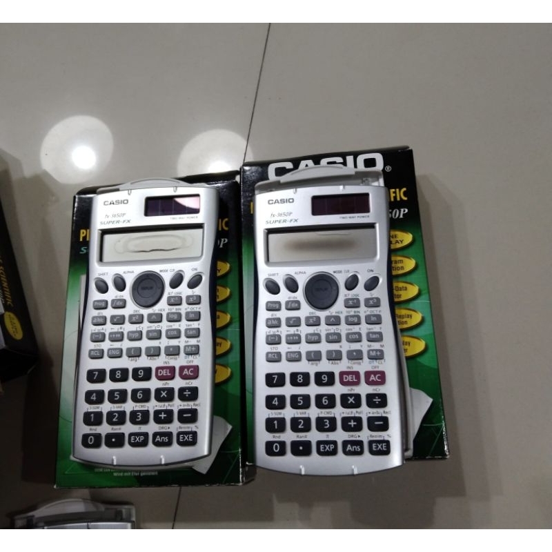 

JUAL MURAH KALKULATOR PROGRAM CASIO FX 3650P BARU MINUS LCD