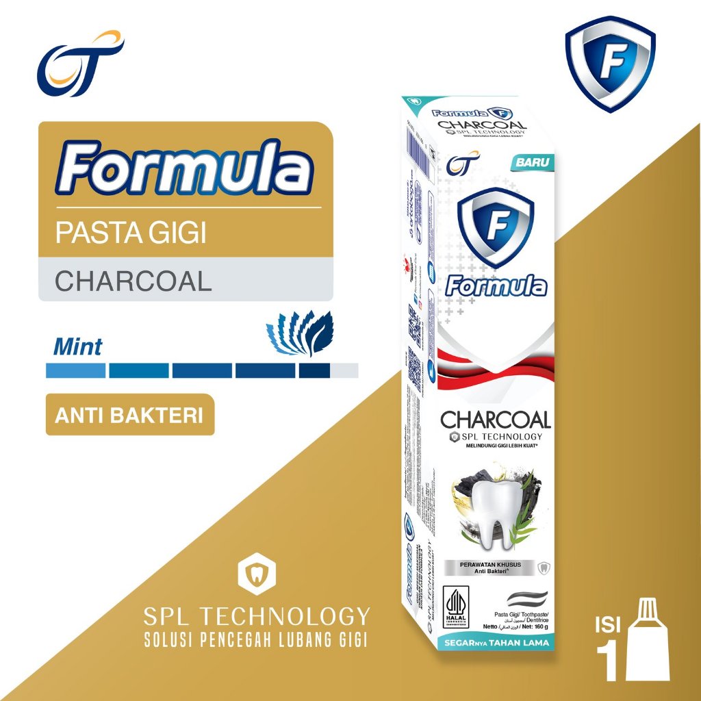 Pasta Gigi Formula Charcoal 160 gr