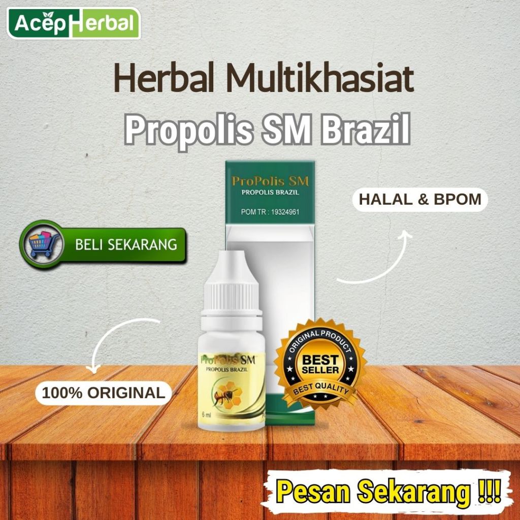 Propolis SM Brazil Asli Herbal Propolis SM 100% Ekstrak Propolis Brazil Obat Multikhasiat