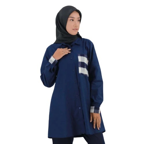 Tunik Basic Pocket - Tunik Pocket Rami Dauky