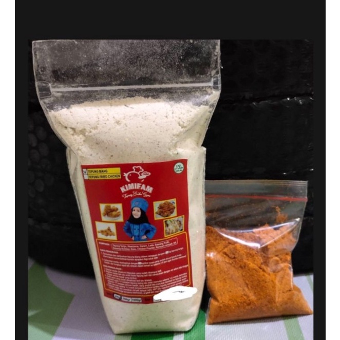 

Tepung biang ayam kfc+bumbu marinasi. Model Baru ￣