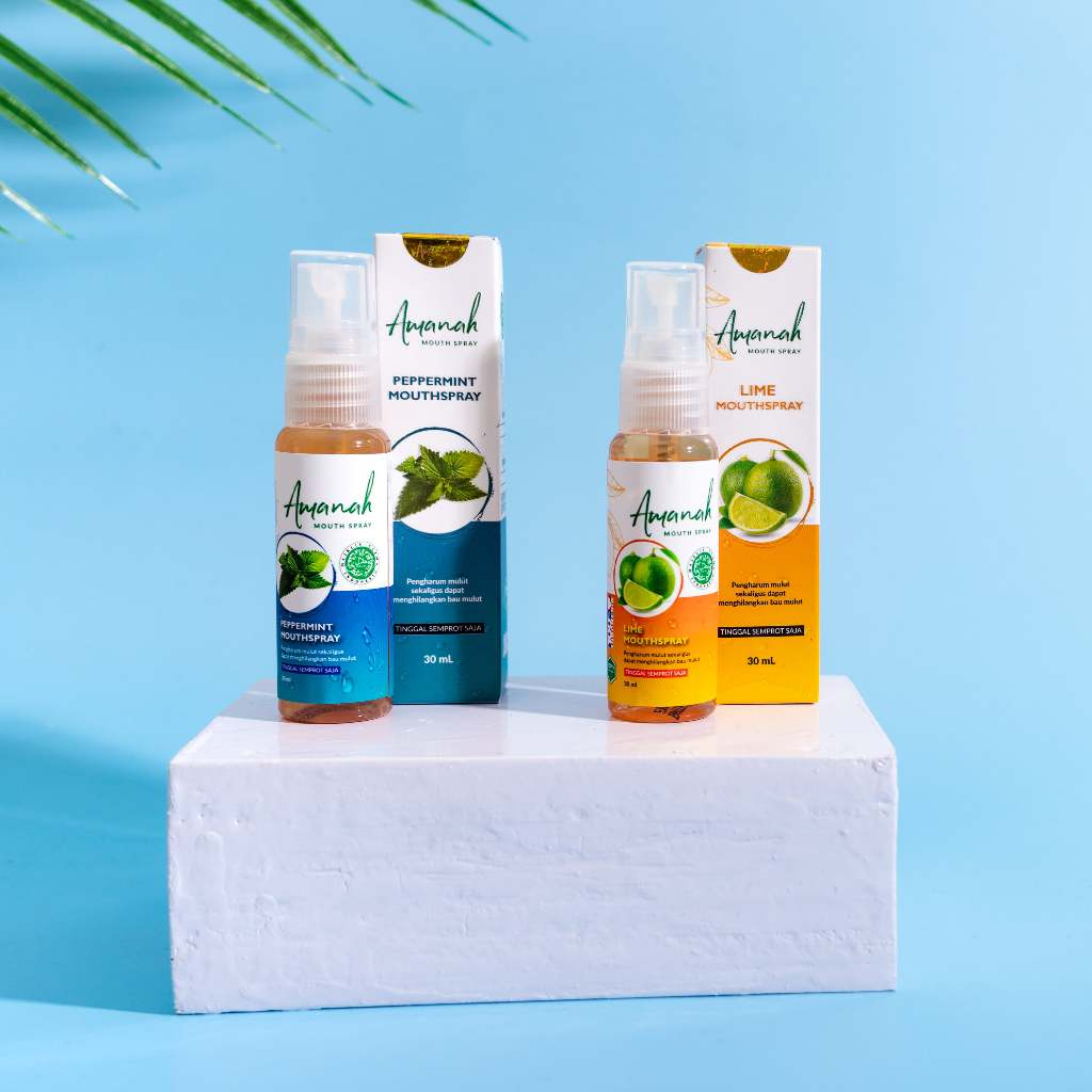 PAKET 2 BOTOL PARFUM MULUT AMANAH MOUTH SPRAY BPOM HALAL MUI