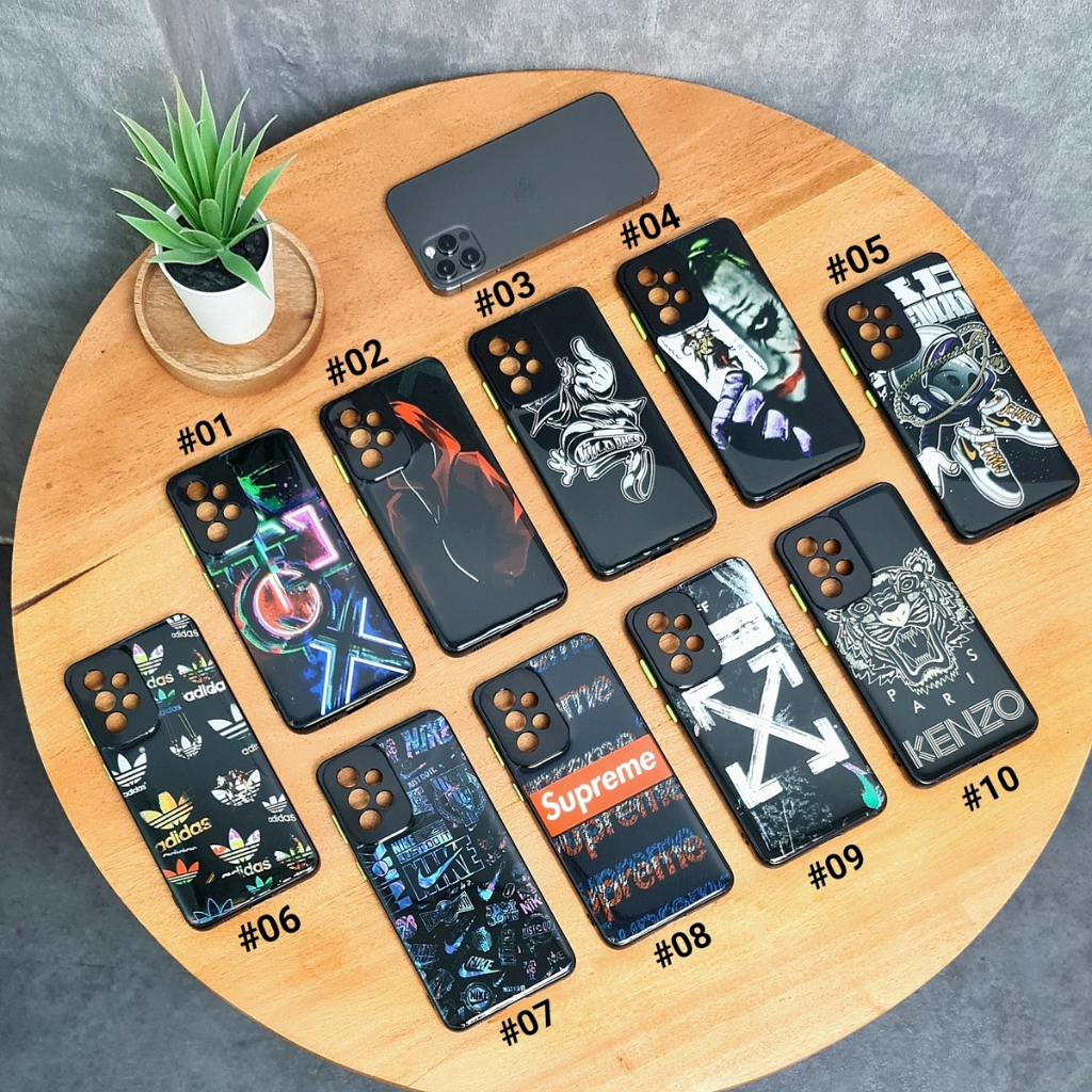 XIAOMI REDMI NOTE 9 10 10S 4G 10 5G 10 PRO -  Black Jelly Mancase Lens Cover Camera Case Motif Pria 