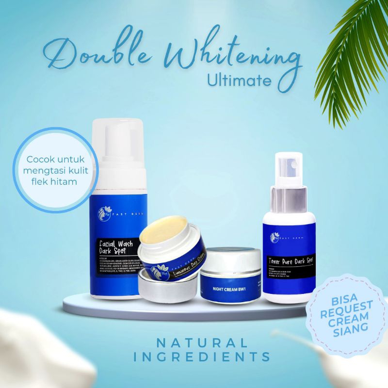 FASTDERM PAKET DOUBLE WHITENING ULTIMATE FAST DERM