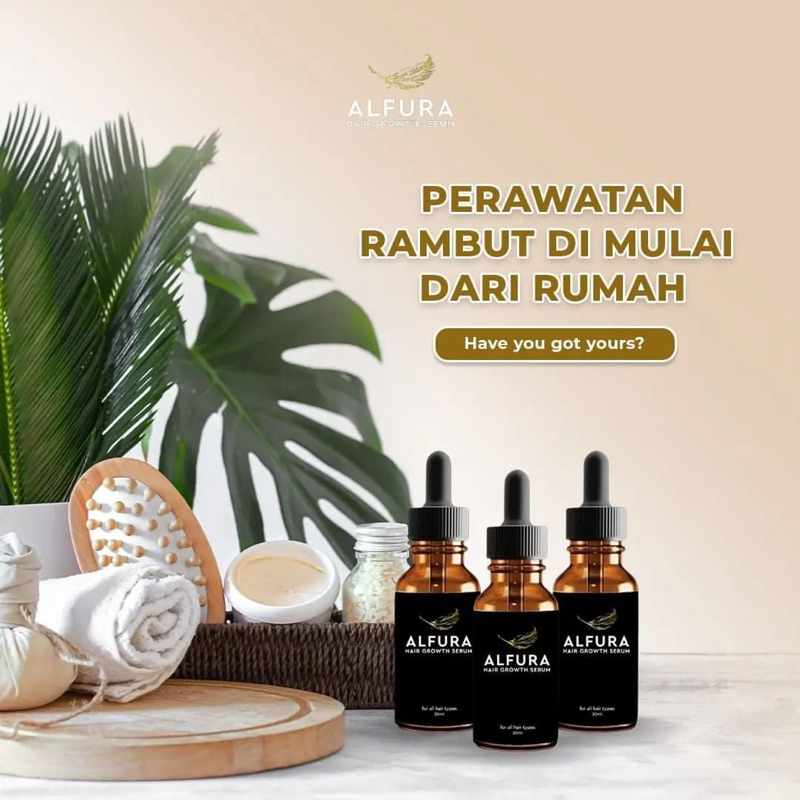 ALFURA HAIR SERUM PENUMBUH RAMBUT BOTAK RONTOK