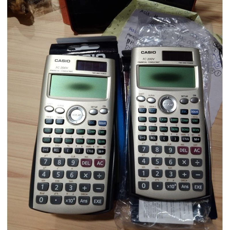 

JUAL MURAH KALKULATOR CASIO FC 200V MINUS LCD
