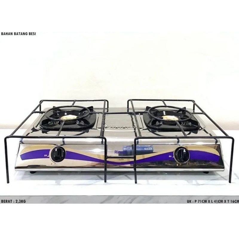 Tungku kompor / Dudukan kompor/ Besi Kompor / Behel Kompor Rinnai Dobel / Behel Dudukan Kompor Tungk
