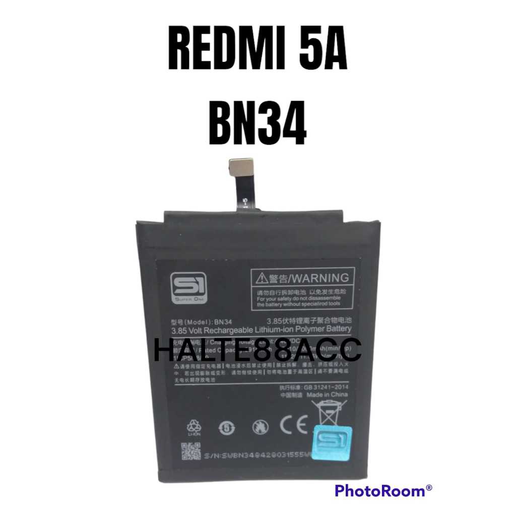BATERAI DOUBLE POWER XIAOMI REDMI 5A BN34 BN 34