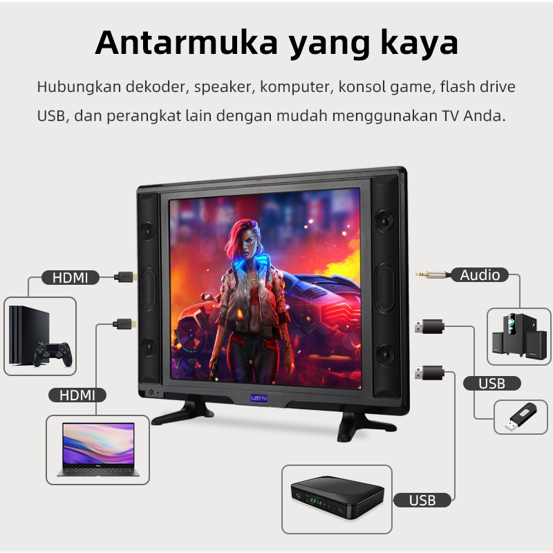 Sivatel TV Led Monitor 24 inch layar komputer Gaming Monitor 【Garansi 1 Tahun】-2