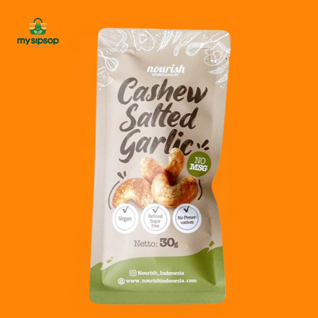 

Cashew Salted Garlic - Kacang Mede Panggang Rasa Bawang 30gr