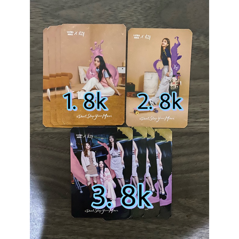 ITZY PHOTOCARD ULTRAMILK
