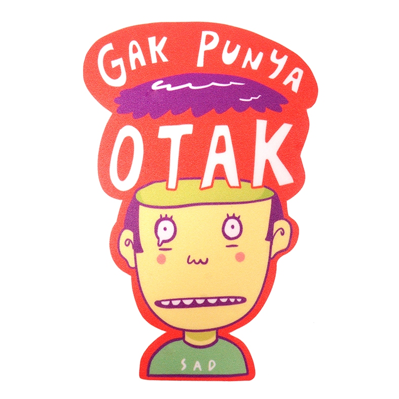 

STICKER GAK PUNYA OTAK