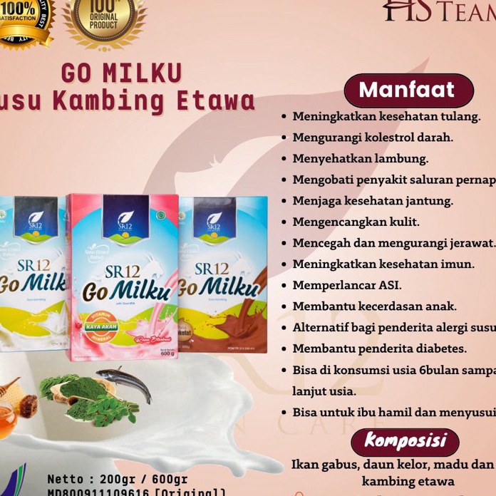 

TIPE VOP369 GO MILKU SR12 SUSU KAMBING ETAWA HALAL BPOM MENINGKATKAN KESEHATAN IMUN TUBUH MELANCARKAN ASI ASLI