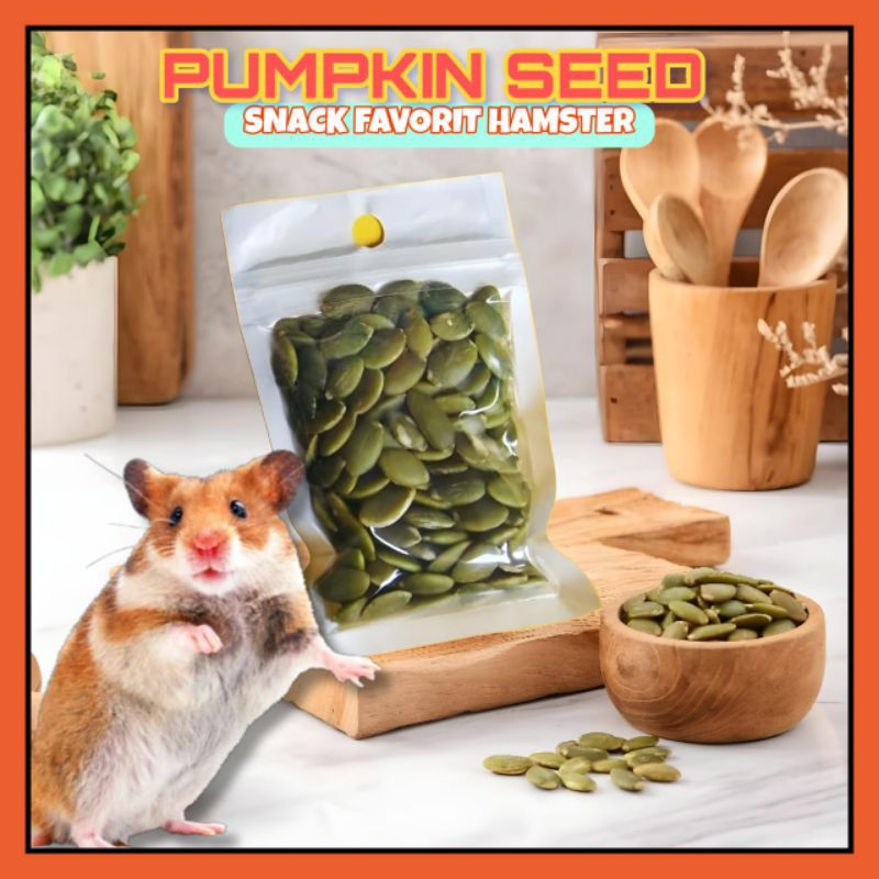 

PUMPKIN SEED 10GRAM (BIJI LABU) - SNACK HAMSTER