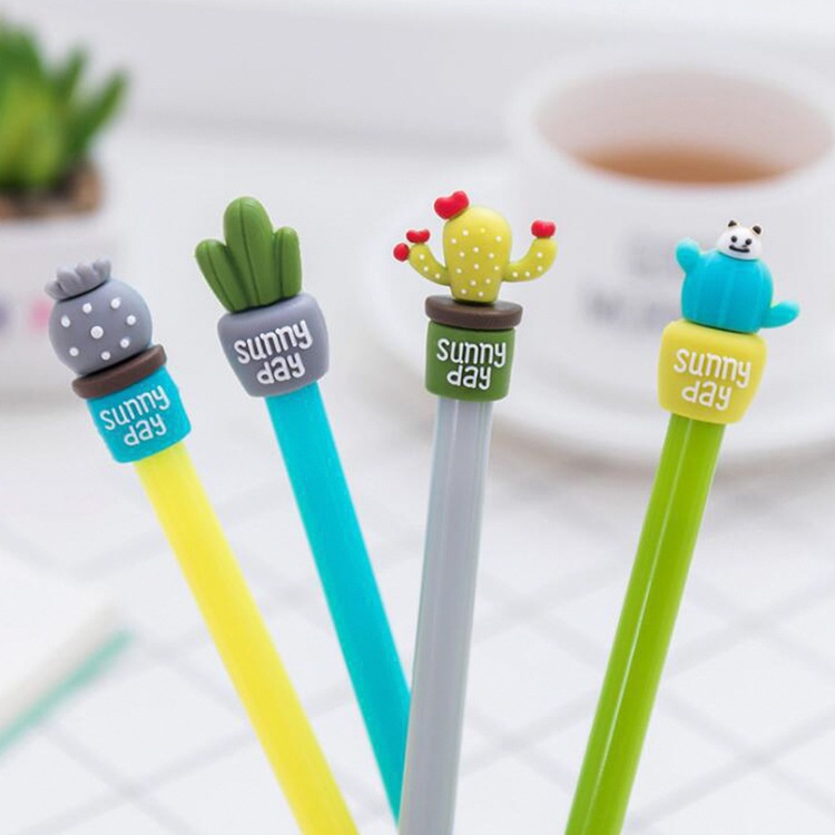 

Pulpen Gel Karakter Kaktus / Pena Kaktus / Bolpen Gel / Pulpen Lucu Unik Bentuk Pot Kaktus