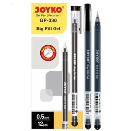 

87 PULPEN PEN GEL JOYKO BIG FILL GEL 0.5 mm GP-330 (12pcs) 8177